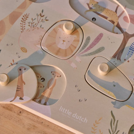 Little Dutch Geluidenpuzzel Safari