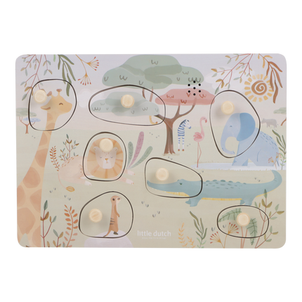 Little Dutch Geluidenpuzzel Safari