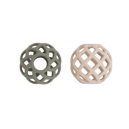 Speelbal urban green/warm linen - 2 - pack koop je bij Babywinkel