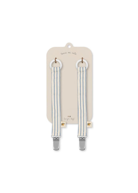 Konges Slojd Speenkoord Stripe Blue 2St koop je bij Babywinkel