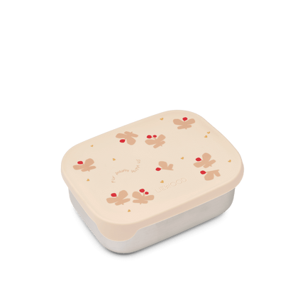 Stainless Steel Lunchbox Butterfly / Apple Blossom koop je bij Babywinkel