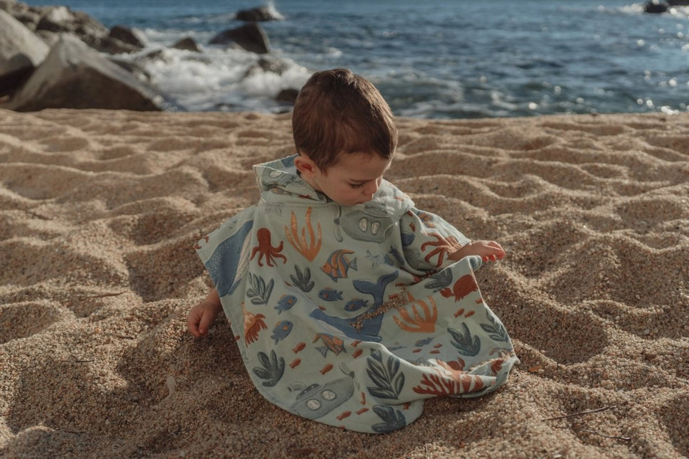 Strand poncho Ocean World Multicolour koop je bij Babywinkel
