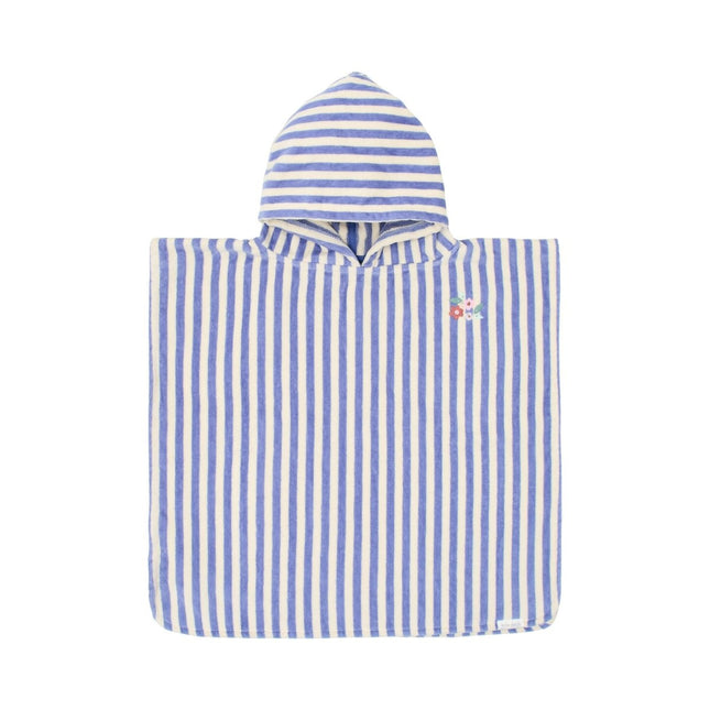 Strandponcho “Dreamy Purple Stripe” – One Size koop je bij Babywinkel