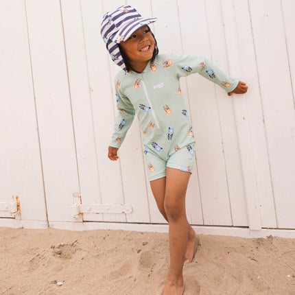 Striped Bluey Sun Swim Cap koop je bij Babywinkel