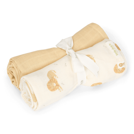 Little Dutch Hydrofiele Doek Safari Leo 2St