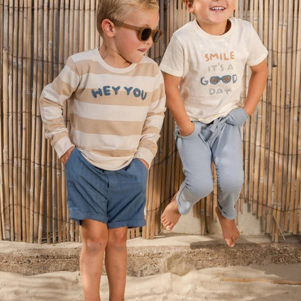 Sweater Biscuit Stripe koop je bij Babywinkel