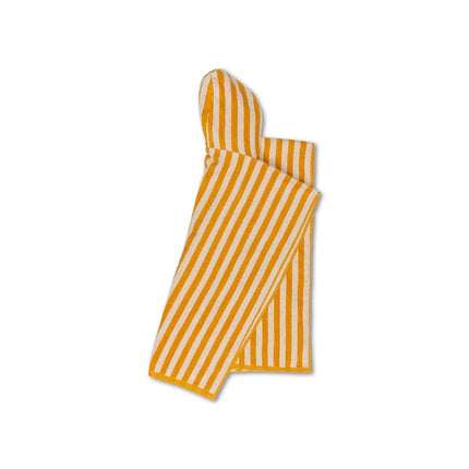 Swim Essentials Badcape Baby Luxe Beach Yellow Stiped - Swim Essentials - Babywinkel - 7432234212219