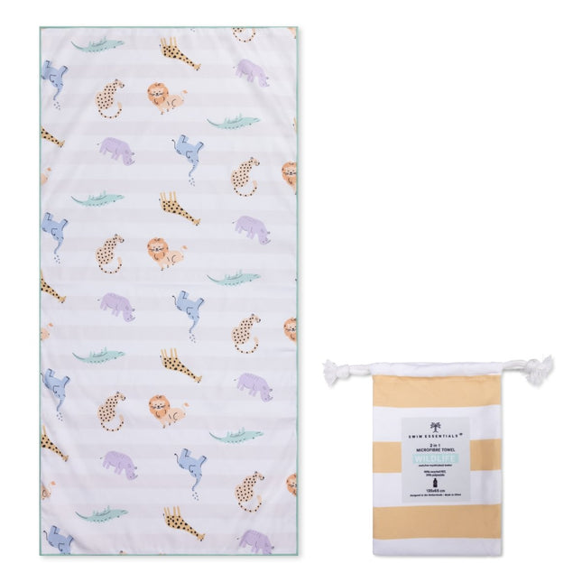Swim Essentials Safari Beach Towel - Babywinkel - 8721197417472