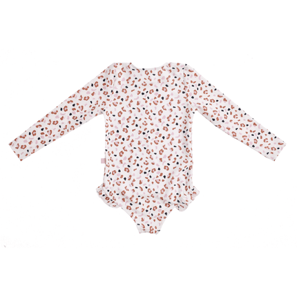 Swim Essentials Uv Zwempak Panterprint Off White Kahki - Swim Essentials - Babywinkel - 7432233945965
