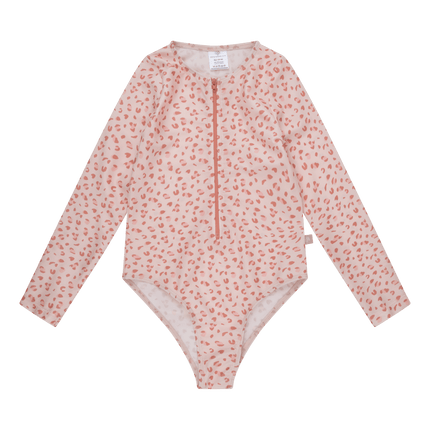 Swim Essentials Uv Zwempak Panterprint Old Pink - Babywinkel - 7432233927923