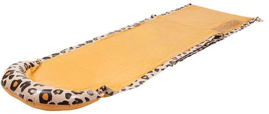 Swim Essentials Waterglijbaan Luipaard Beige Met Sproeiers 5,5M koop je bij Babywinkel
