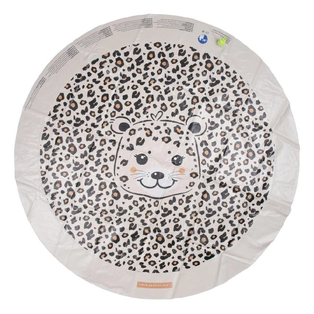 Swim Essentials Waterspeelmat Met Sproeiers Luipaard Print Beige 1,5M - Swim Essentials - Babywinkel - 7432234075043