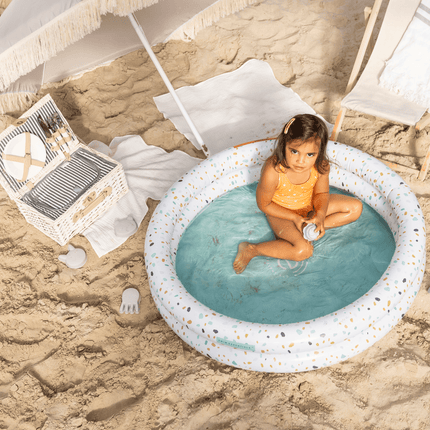 Swim Essentials Zwembad Kind Blauw Wit 1M - Swim Essentials - Babywinkel - 7432233953915