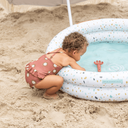 Swim Essentials Zwembad Kind Blauw Wit 1M - Swim Essentials - Babywinkel - 7432233953915