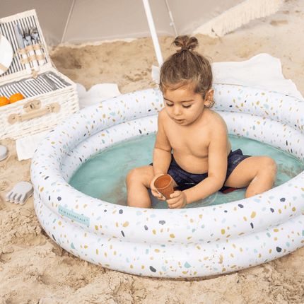 Swim Essentials Zwembad Kind Blauw Wit 1M - Swim Essentials - Babywinkel - 7432233953915