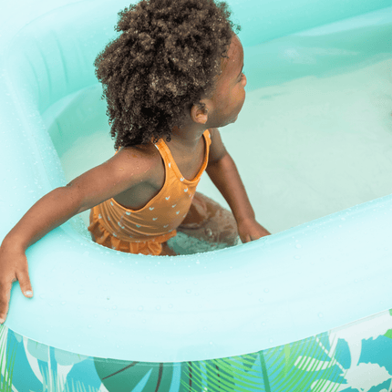 Swim Essentials Zwembad Kind Tropisch Blauw Groen 2,11M - Swim Essentials - Babywinkel - 7432233951973