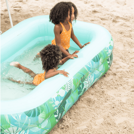 Swim Essentials Zwembad Kind Tropisch Blauw Groen 2,11M - Swim Essentials - Babywinkel - 7432233951973