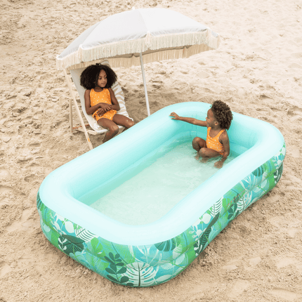 Swim Essentials Zwembad Kind Tropisch Blauw Groen 2,11M - Swim Essentials - Babywinkel - 7432233951973