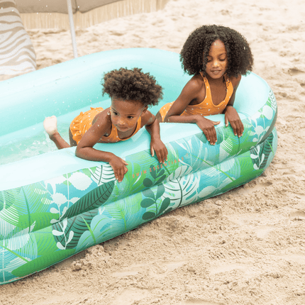 Swim Essentials Zwembad Kind Tropisch Blauw Groen 2,11M - Swim Essentials - Babywinkel - 7432233951973
