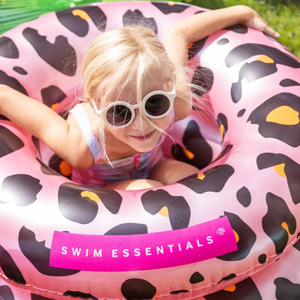 Swim Essentials Zwemband Kind Luipaard Print Roze 55Cm koop je bij Babywinkel