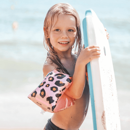 Swim Essentials Zwembandjes Panterprint 2 - 6 Jaar Roze - Swim Essentials - Babywinkel - 7432233945958
