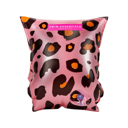 Swim Essentials Zwembandjes Panterprint 2 - 6 Jaar Roze - Swim Essentials - Babywinkel - 7432233945958