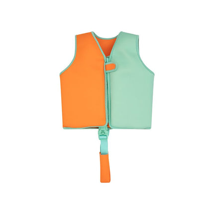 Swim Essentials Zwemvest Orange Green 3 - 6 Years - Swim Essentials - Babywinkel - 7432234167175