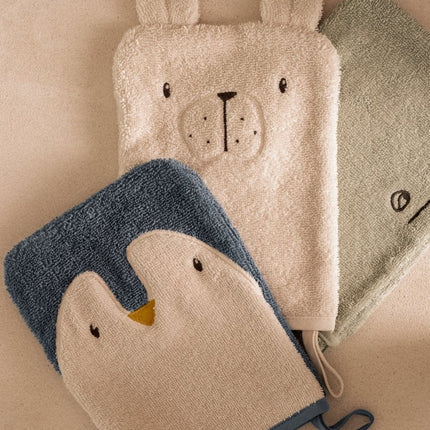 Sylvester Washcloth 3 - pack Arctic Sea / Ocean view - Babywinkel - 5715493491963