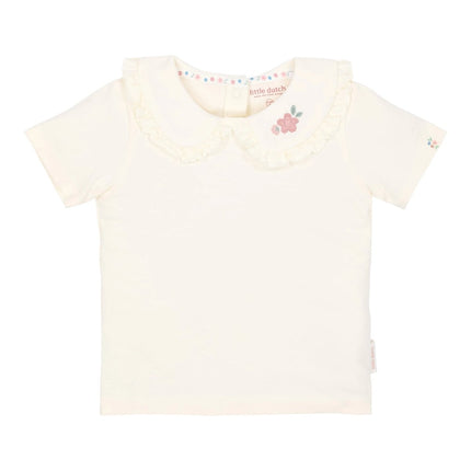 T-shirt korte mouw Creme koop je bij Babywinkel