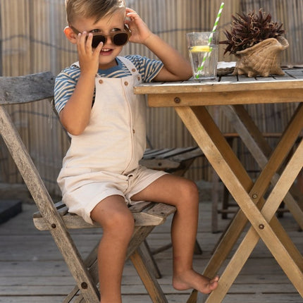 T-shirt korte mouw Indigo Sand Stripe koop je bij Babywinkel