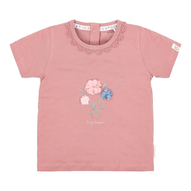 T-shirt korte mouw Pink Blush koop je bij Babywinkel