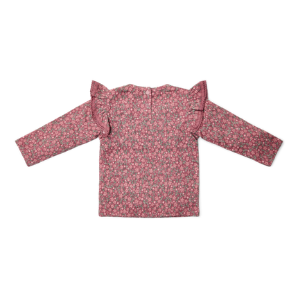 T- shirt lange mouw Rouge Flower