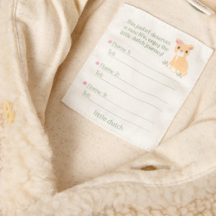Little Dutch Baby Vestje Teddy Sand Flowers