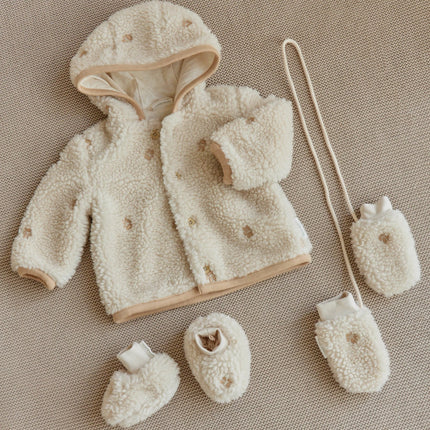 Little Dutch Baby Vestje Teddy Sand Paws
