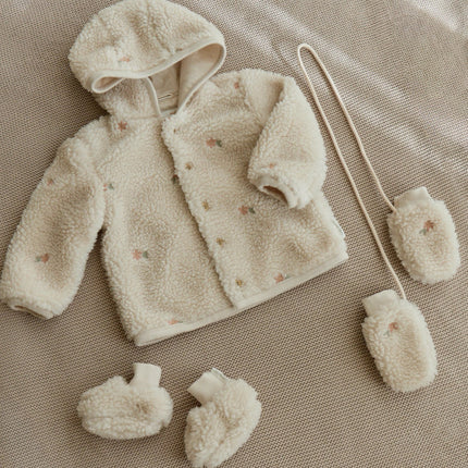 Little Dutch Babyhandschoenen Teddy Sand Flowers