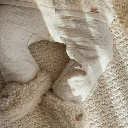 Little Dutch Babyslofjes Teddy Sand Flower