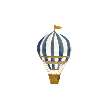 That's Mine Muursticker Retro Air Balloon Small Blue koop je bij Babywinkel