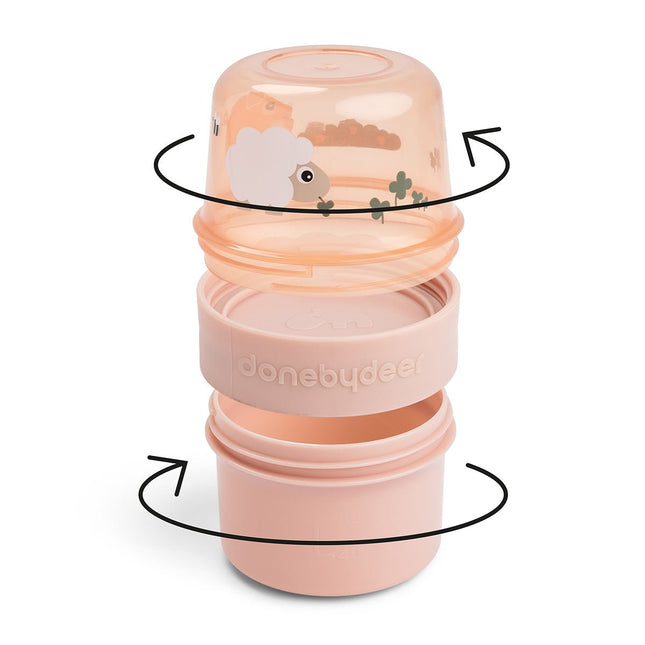 Done by Deer Snackbakje Tiny Farm Roze koop je bij Babywinkel