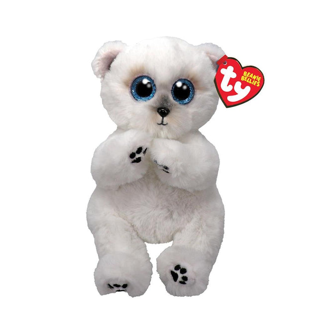 Ty Beanie Bellies Wuzzy Bear White 15cm - Babywinkel - 008421415007