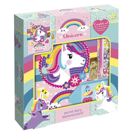 Unicorn Diamond Painting Dagboek - Babywinkel - 8714274071735