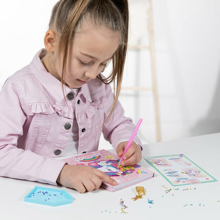Unicorn Diamond Painting Dagboek - Babywinkel - 8714274071735