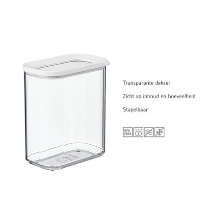 Mepal Modula Bewaardoos 1500ml Wit