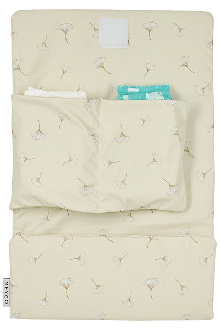 Meyco Verschoningsmat Ginkgo Soft Sand koop je bij Babywinkel