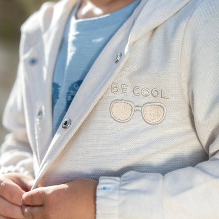 Vest met capuchon Sand koop je bij Babywinkel