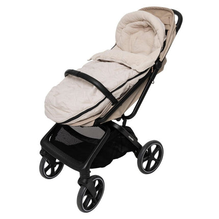 Voetenzak buggy/kinderwagen Embossed - Sand - Babywinkel - 8717329399716