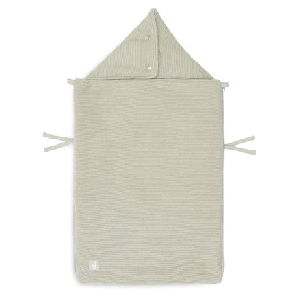 Voetenzak group 0+ 3/5 punts Basic Knit - Olive Green - Babywinkel - 8717329377233