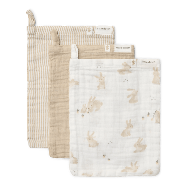 Washandjes set - Baby Bunny - Babywinkel - 8721122585184