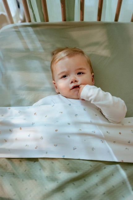 Little Dutch Wiegdeken Pure Sage Leaves koop je bij Babywinkel