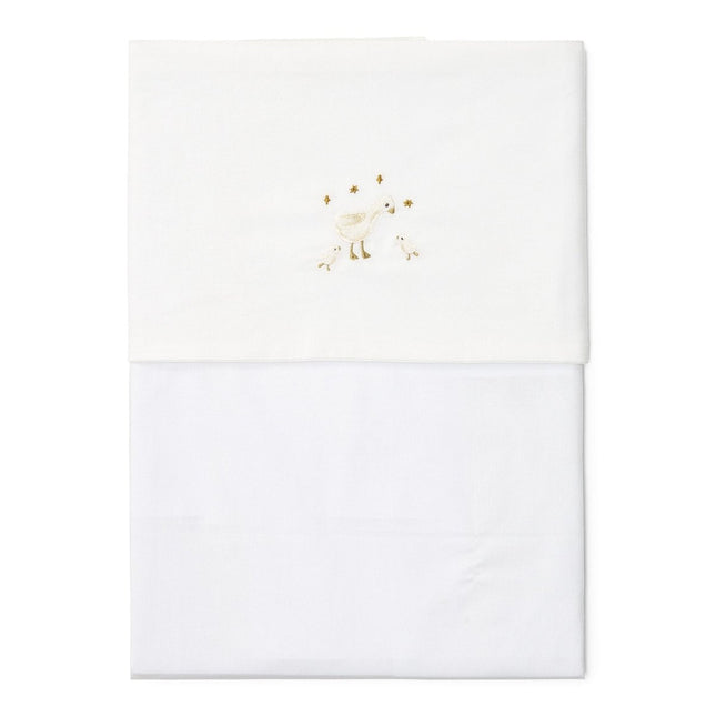 Wieglaken geborduurd - Little Goose - Babywinkel - 8721122584804