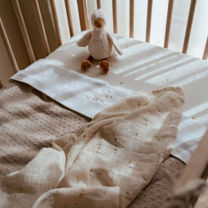 Wieglaken geborduurd - Little Goose - Babywinkel - 8721122584804